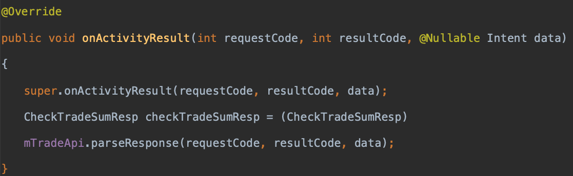 View Transaction Summary